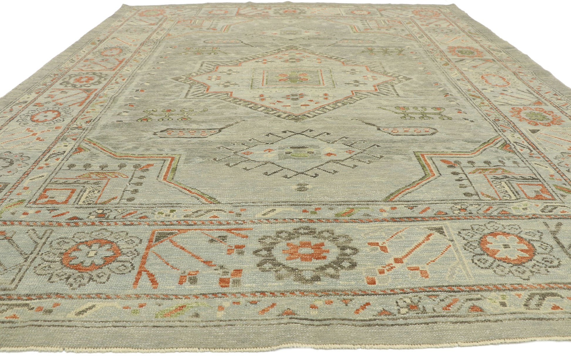 9 x 12 Turkish Oushak Rug 52870