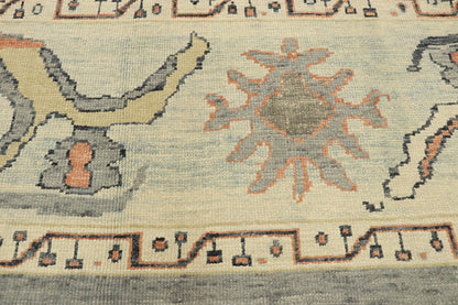 11 x 14 Contemporary Turkish Oushak Rug 52871