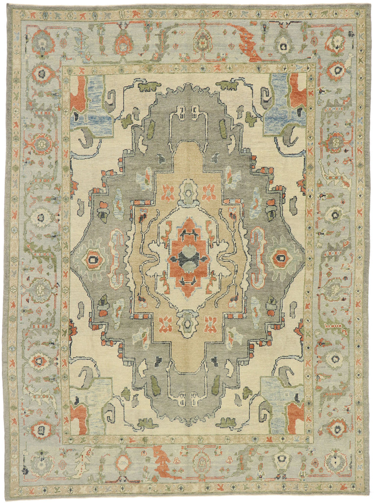 9 x 13 Turkish Oushak Rug 52873