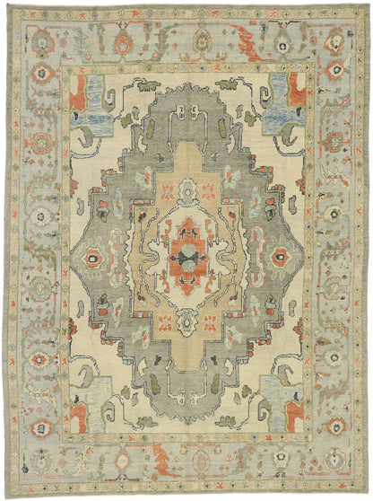 9 x 13 Turkish Oushak Rug 52873