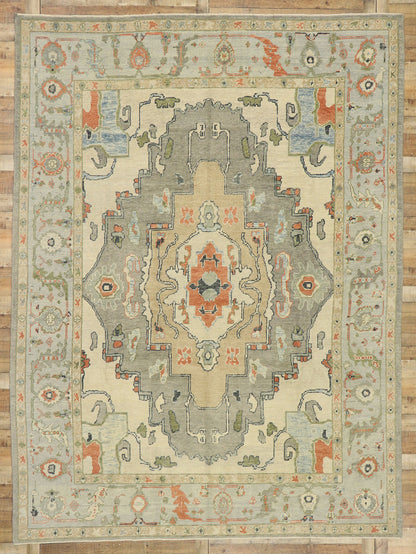 9 x 13 Turkish Oushak Rug 52873