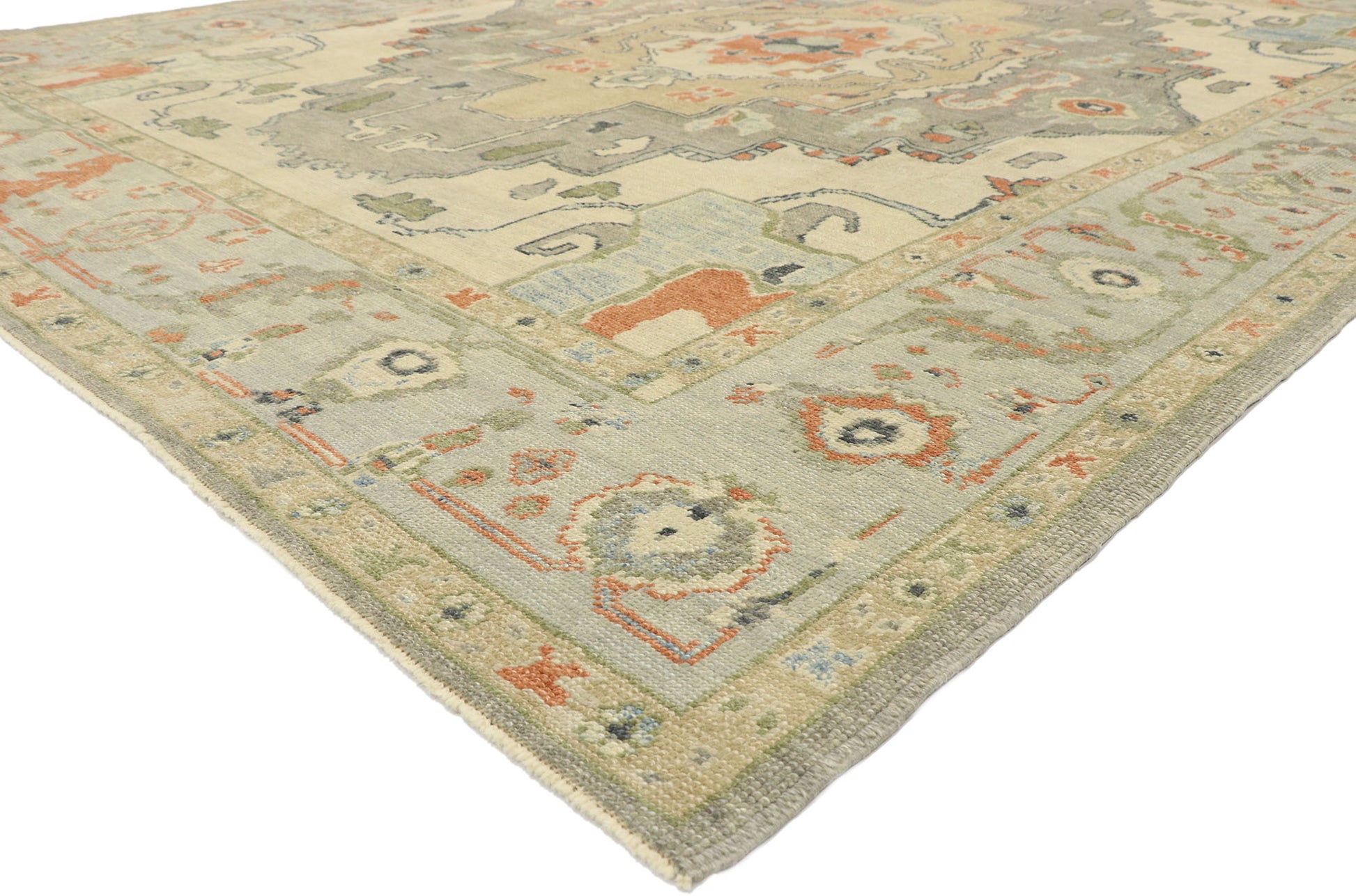 9 x 13 Turkish Oushak Rug 52873