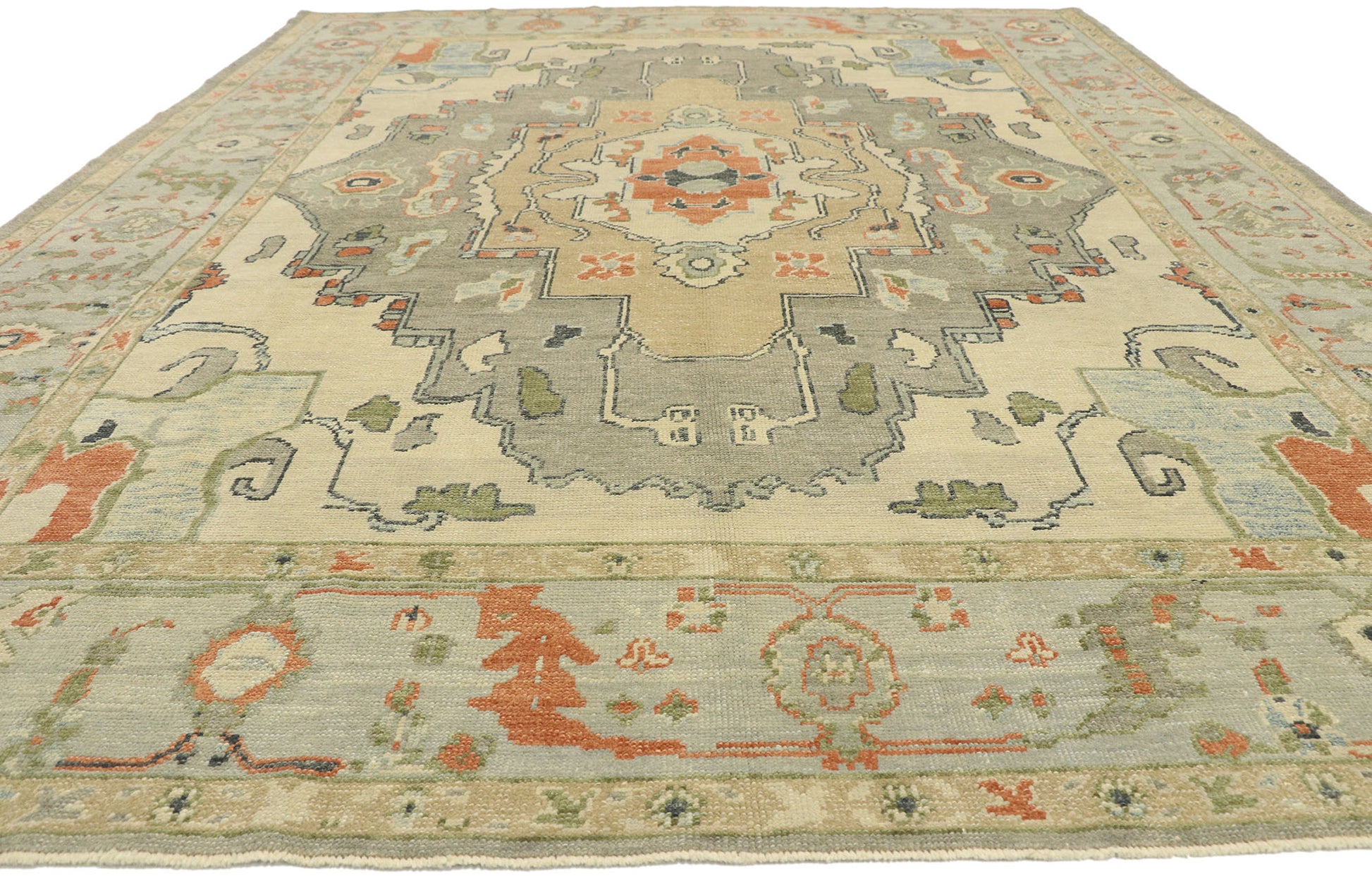 9 x 13 Turkish Oushak Rug 52873