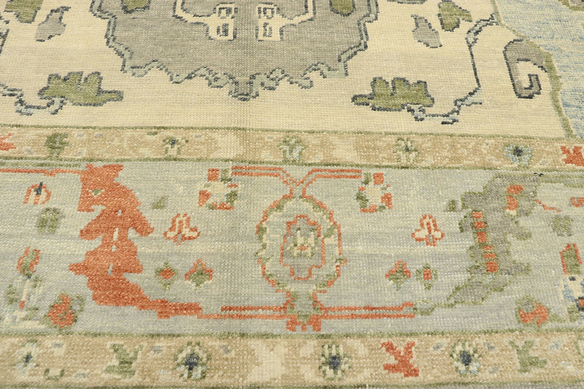 9 x 13 Turkish Oushak Rug 52873