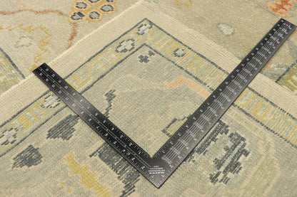 9 x 13 Contemporary Turkish Oushak Rug 52875