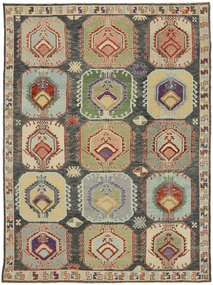 9 x 12 Contemporary Turkish Oushak Rug 52878