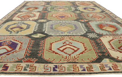 9 x 12 Contemporary Turkish Oushak Rug 52878