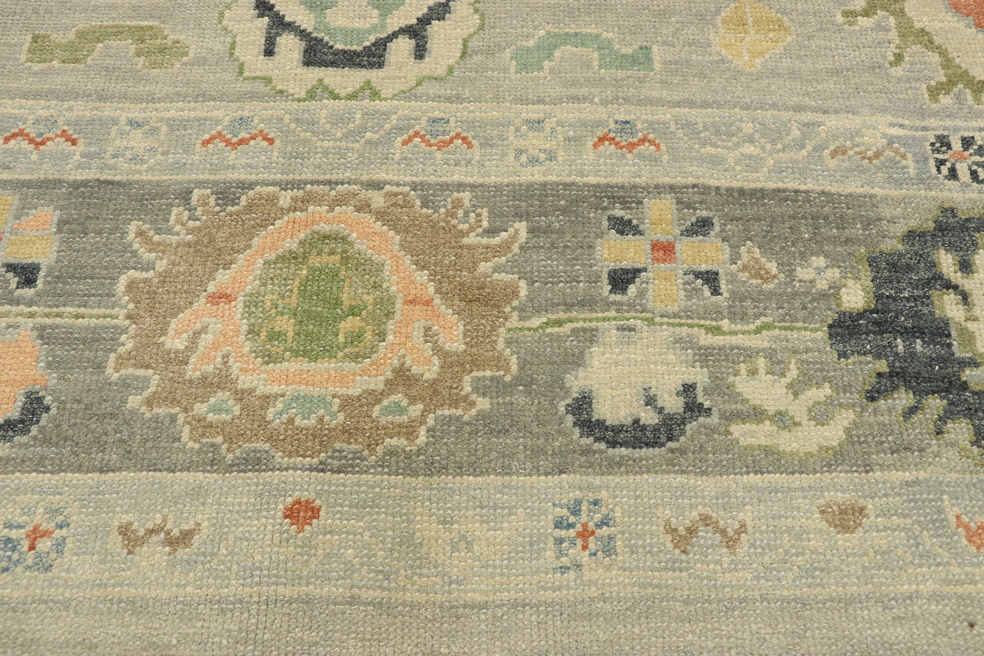 11 x 14 Contemporary Turkish Oushak Rug 52879