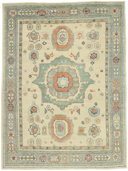 11 x 14 Turkish Oushak Rug 52880