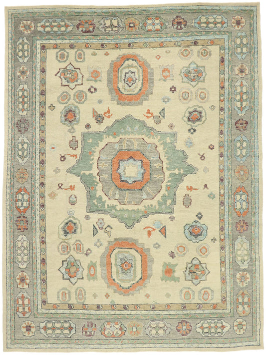 11 x 14 Turkish Oushak Rug 52880