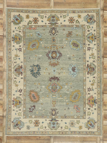 8 x 11 Contemporary Turkish Oushak Rug 52881