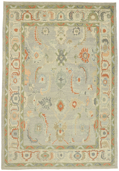 10 x 15 Contemporary Turkish Oushak Rug 52882