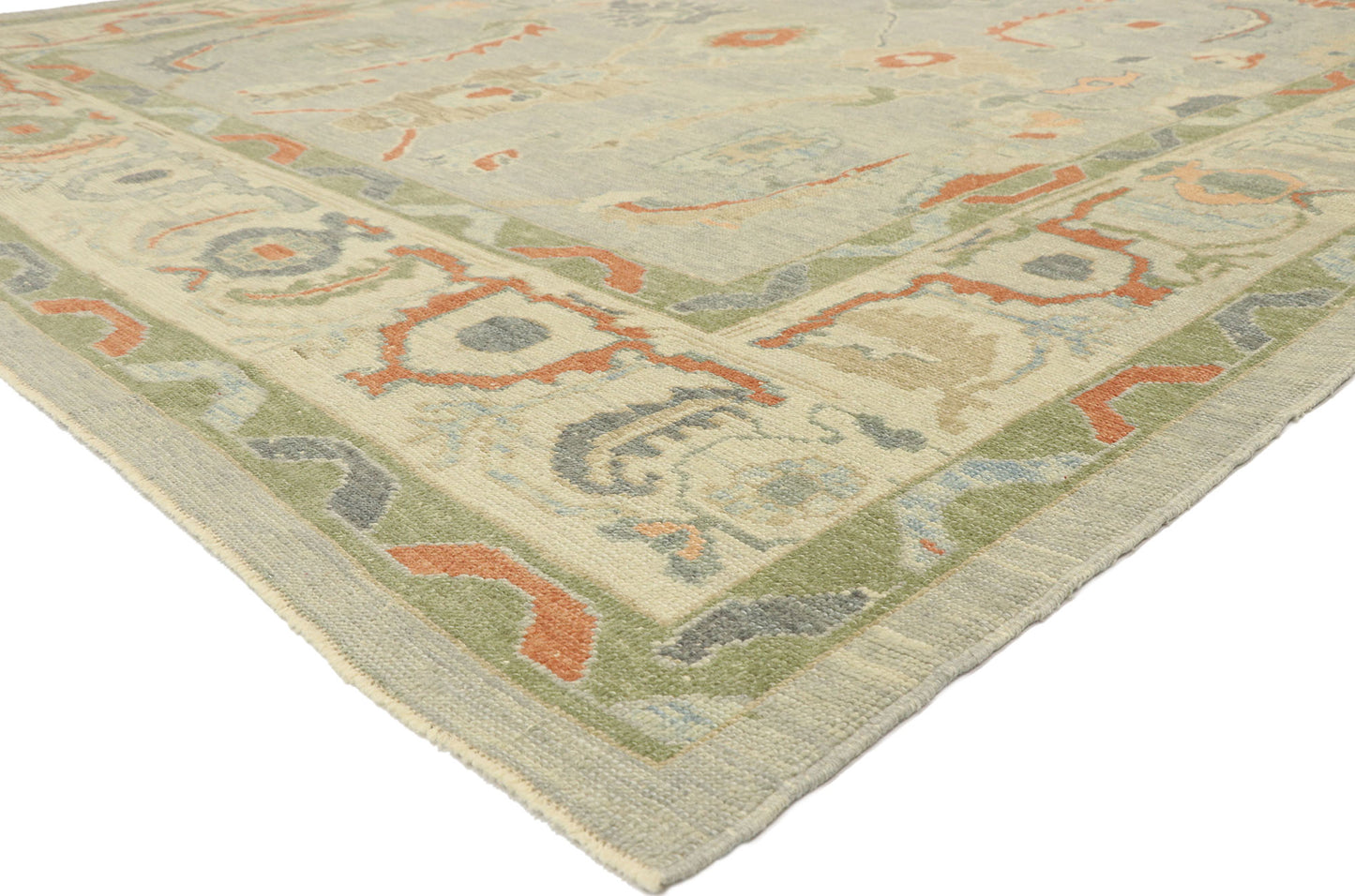 10 x 15 Contemporary Turkish Oushak Rug 52882