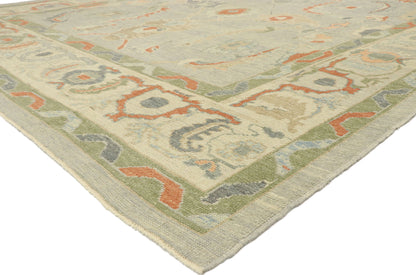 10 x 15 Contemporary Turkish Oushak Rug 52882