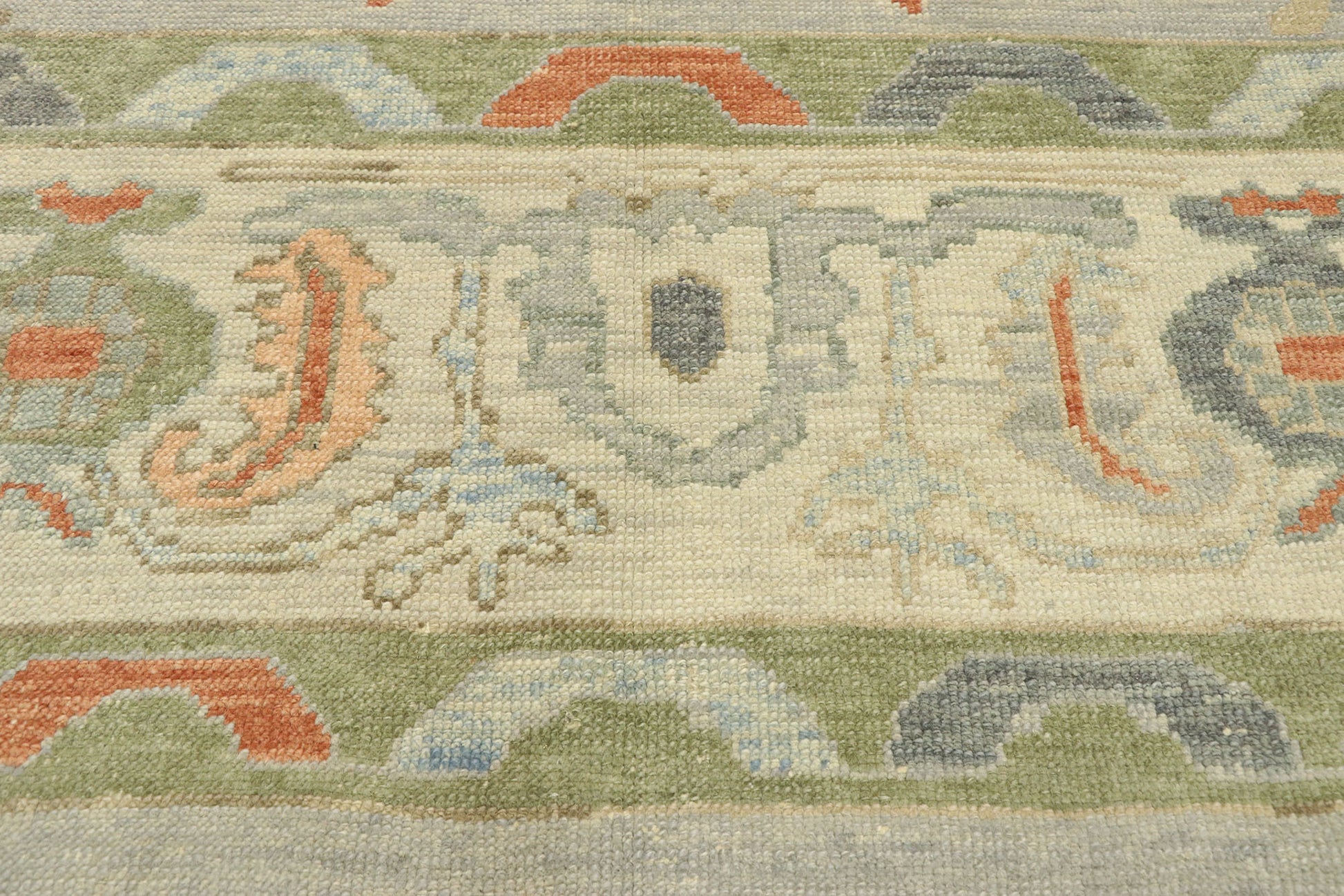 10 x 15 Contemporary Turkish Oushak Rug 52882