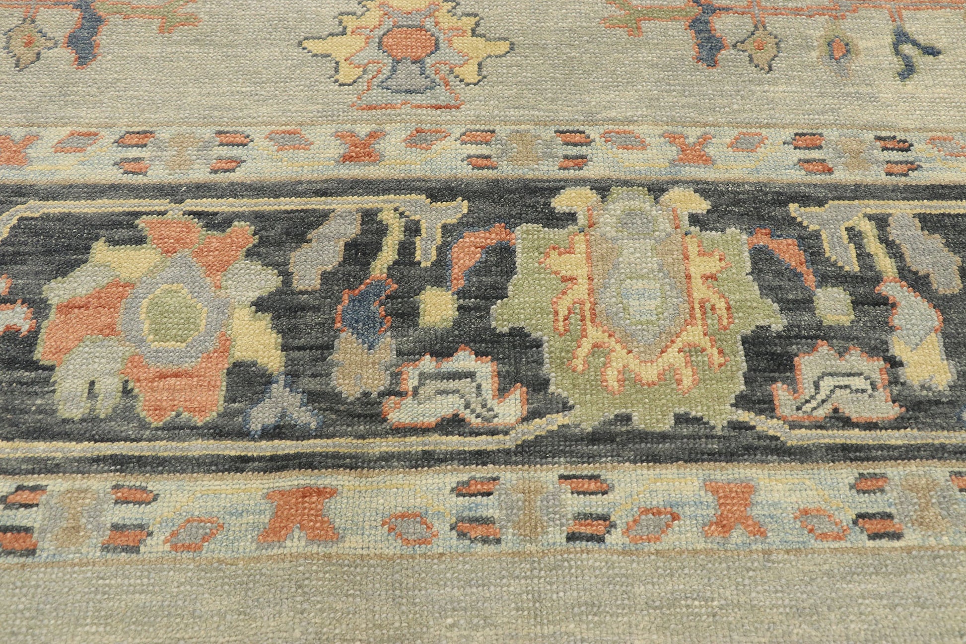 10 x 14 Contemporary Turkish Oushak Rug 52883