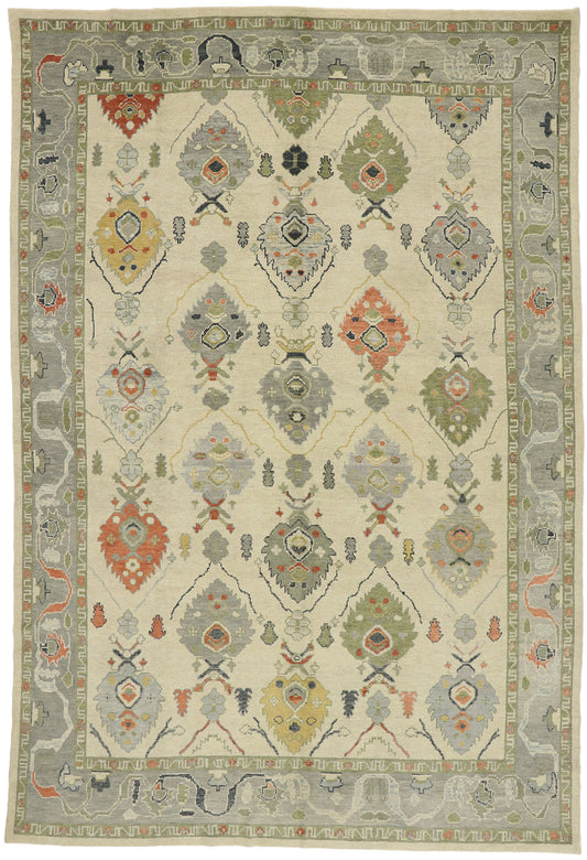 10 x 15 Turkish Oushak Rug 52884