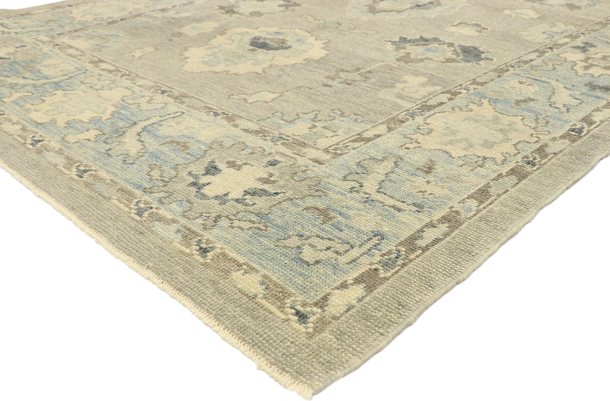 6 x 9 Modern Turkish Oushak Rug 52885