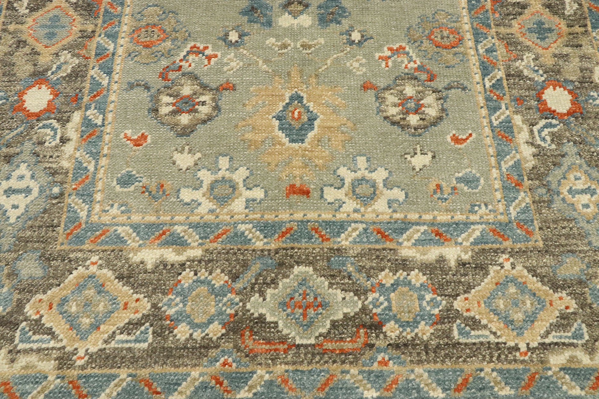 4 x 6 Modern Turkish Oushak Rug 52886