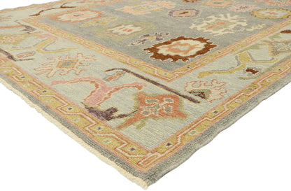 6 x 9 Contemporary Turkish Oushak Rug 52887