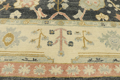 9 x 13 Contemporary Turkish Oushak Rug 52888