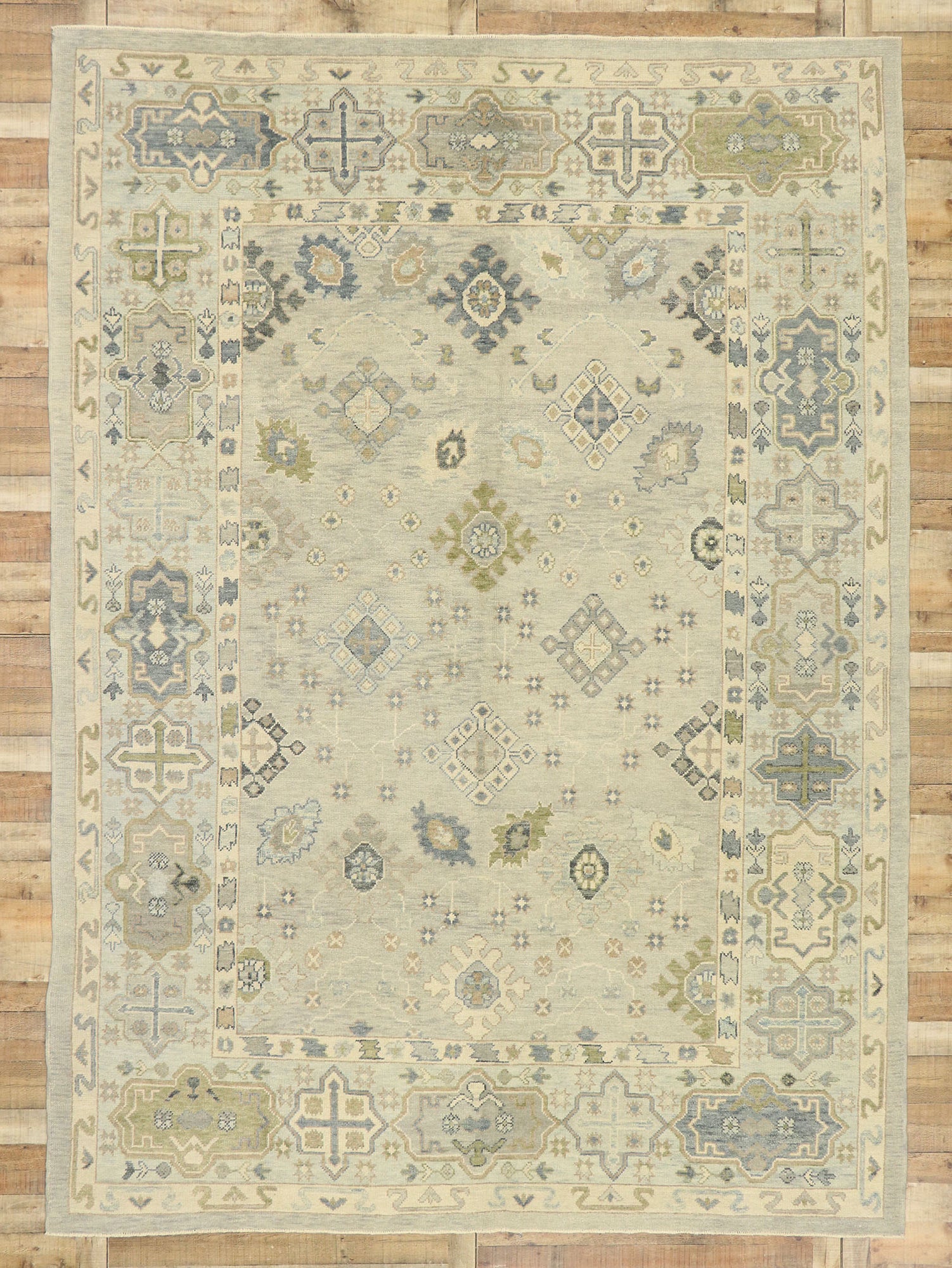 9 x 13 Turkish Oushak Rug 52892