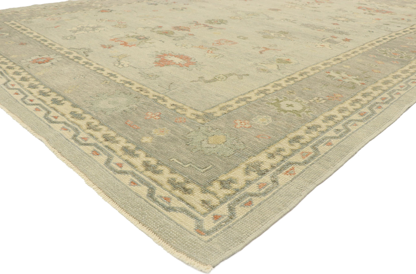 9 x 12 Contemporary Turkish Oushak Rug 52894