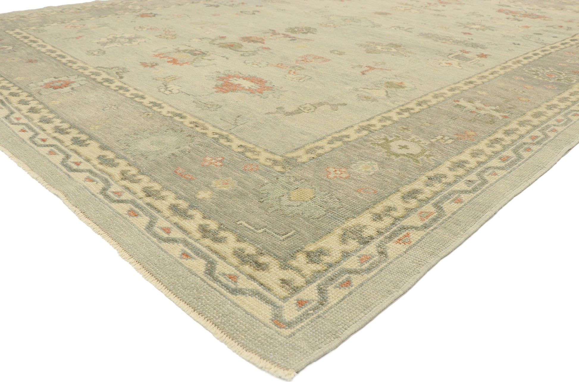 9 x 12 Contemporary Turkish Oushak Rug 52894