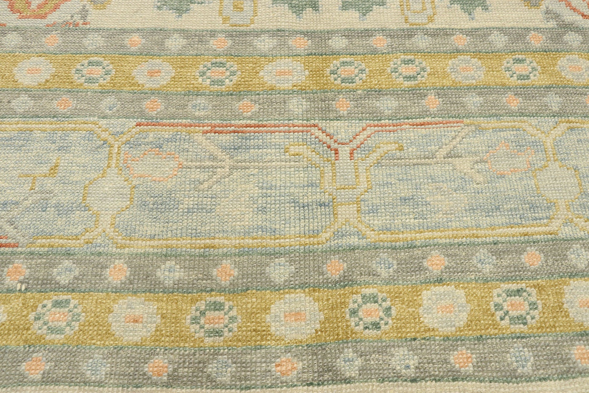 10 x 14 Contemporary Turkish Oushak Rug 52895