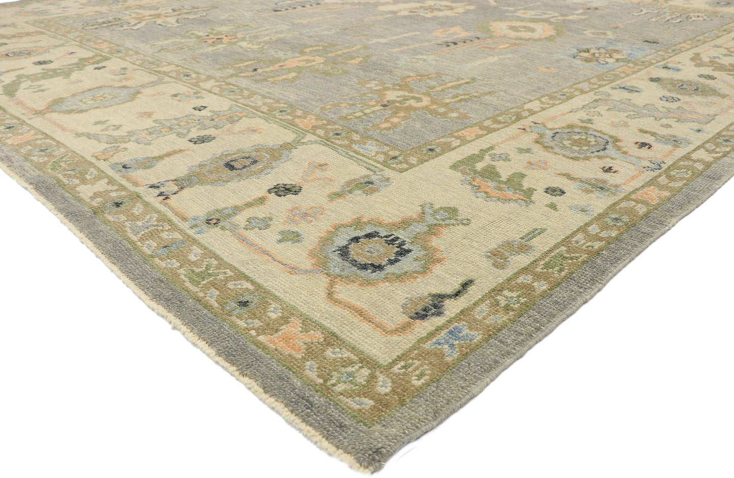 10 x 12 Contemporary Turkish Oushak Rug 52896
