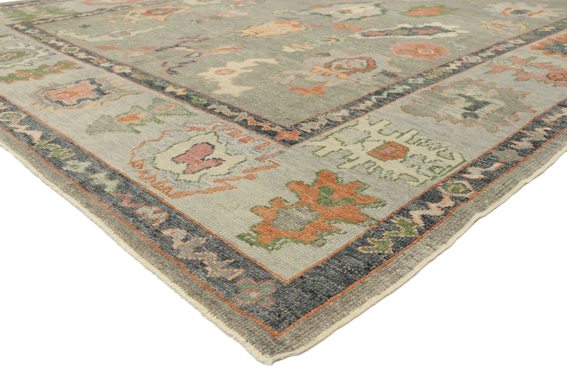 8 x 11 Contemporary Turkish Oushak Rug 52897