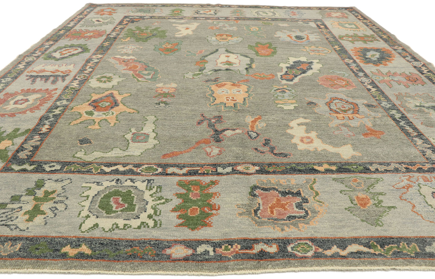 8 x 11 Contemporary Turkish Oushak Rug 52897