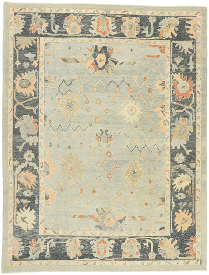 9 x 12 Contemporary Turkish Oushak Rug 52900