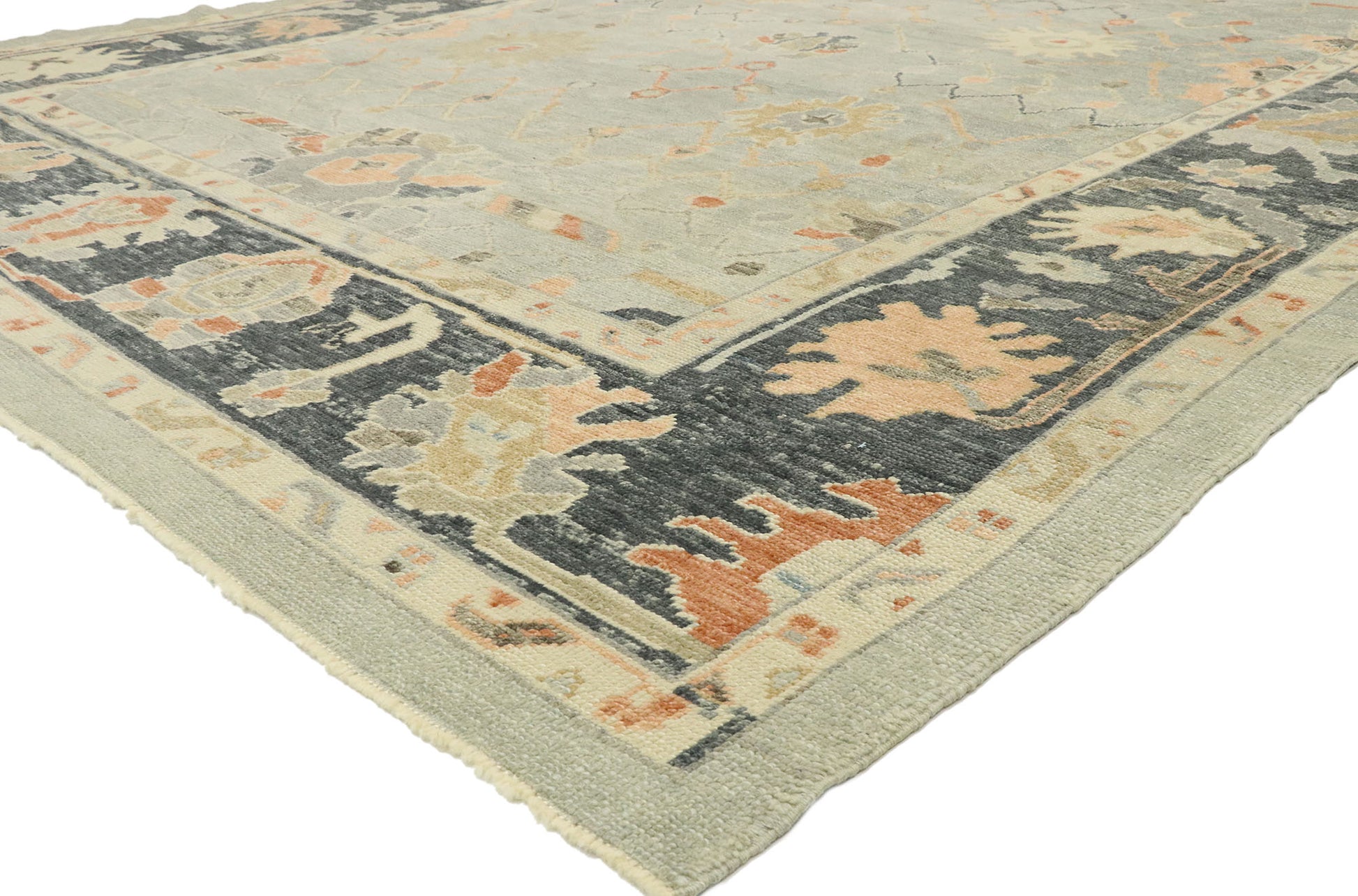 9 x 12 Contemporary Turkish Oushak Rug 52900