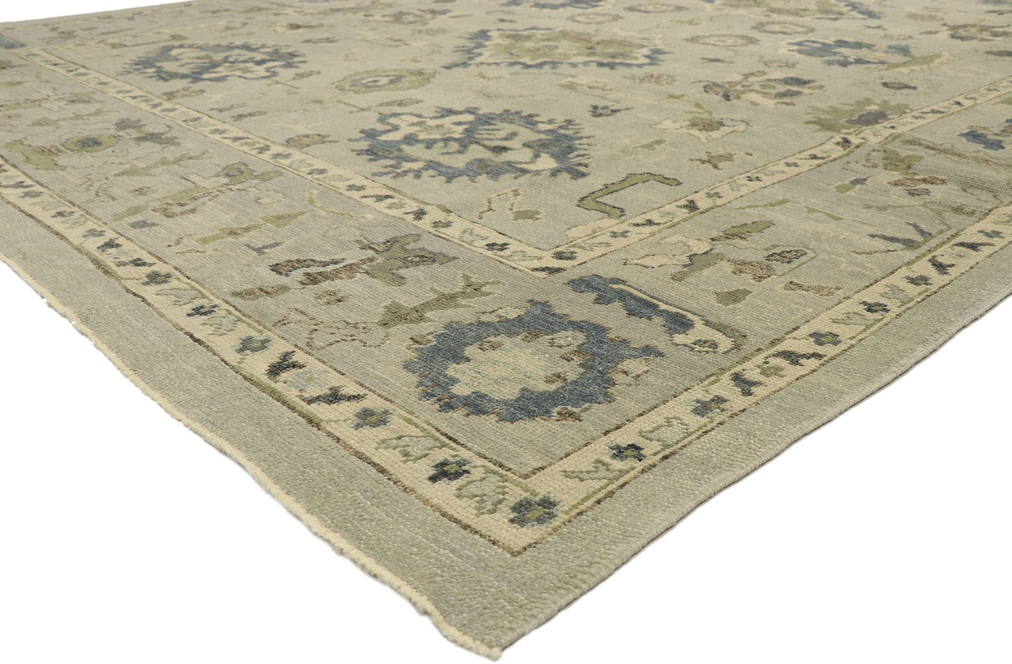 10 x 14 Contemporary Turkish Oushak Rug 52901