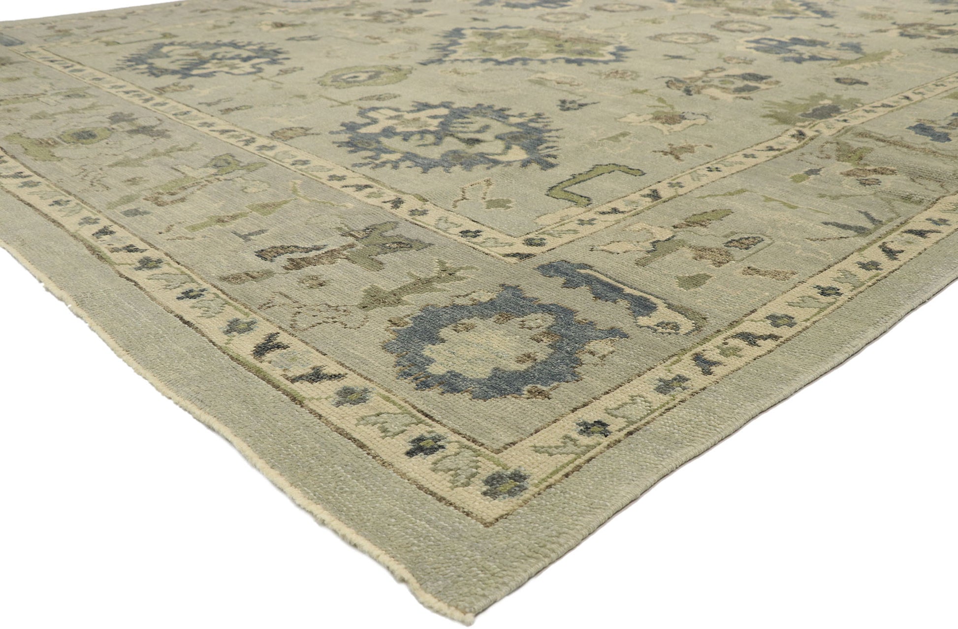10 x 14 Contemporary Turkish Oushak Rug 52901