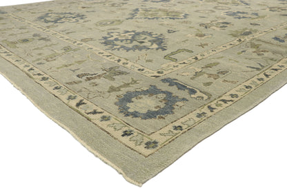 10 x 14 Contemporary Turkish Oushak Rug 52901