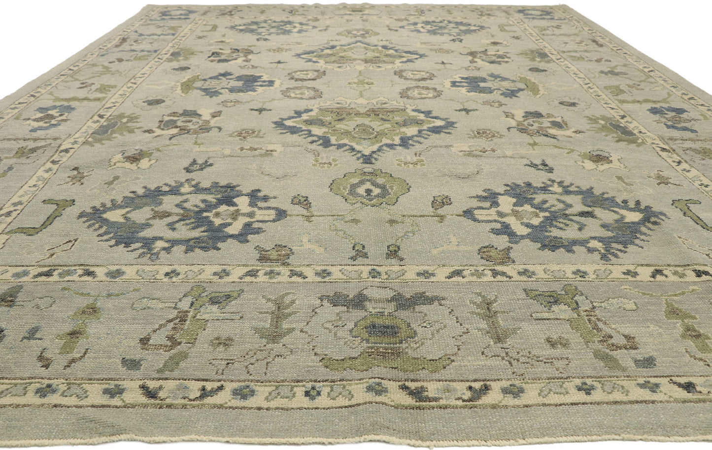 10 x 14 Contemporary Turkish Oushak Rug 52901
