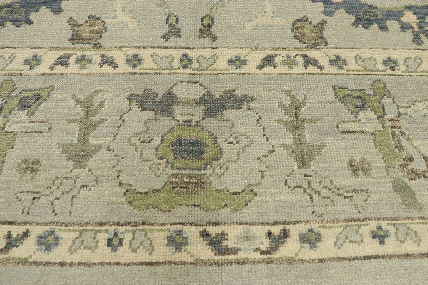 10 x 14 Contemporary Turkish Oushak Rug 52901