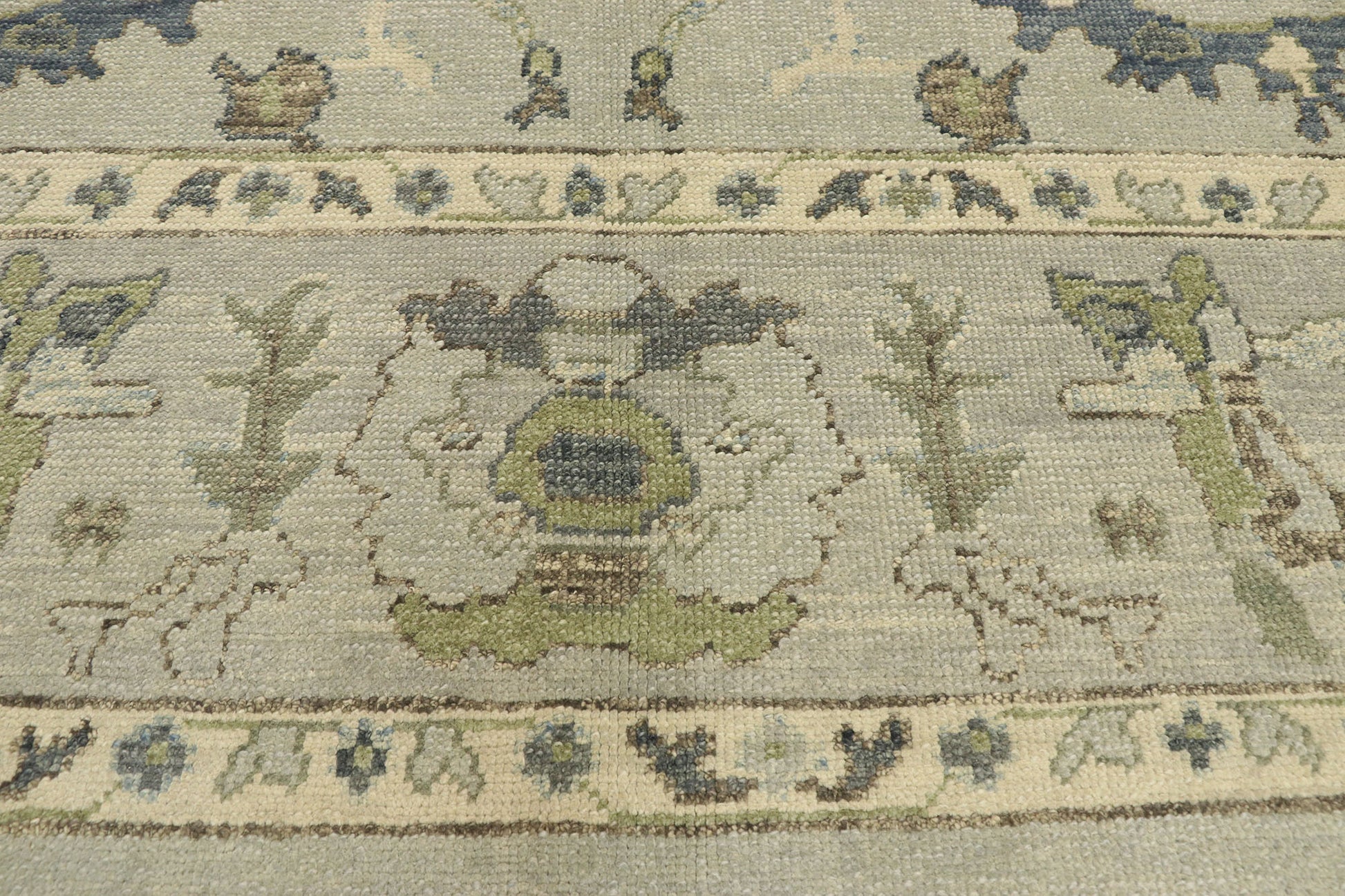 10 x 14 Contemporary Turkish Oushak Rug 52901