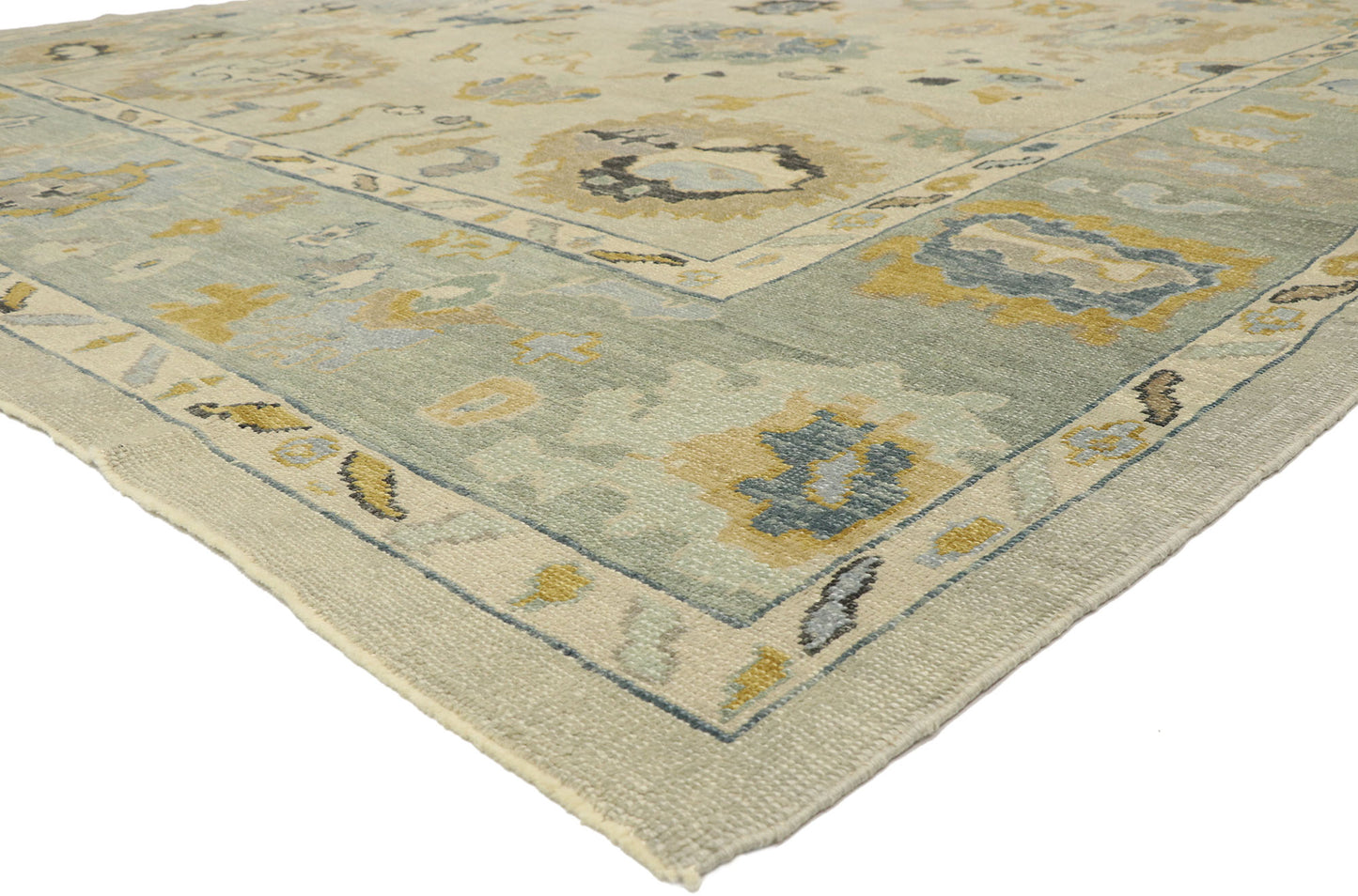 10 x 15 Contemporary Turkish Oushak Rug 52904