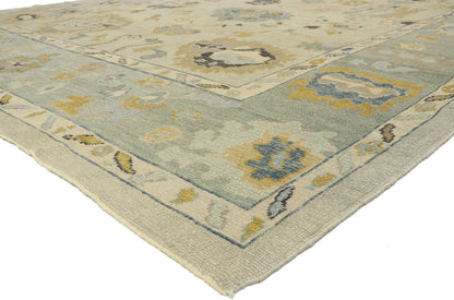 10 x 15 Contemporary Turkish Oushak Rug 52904