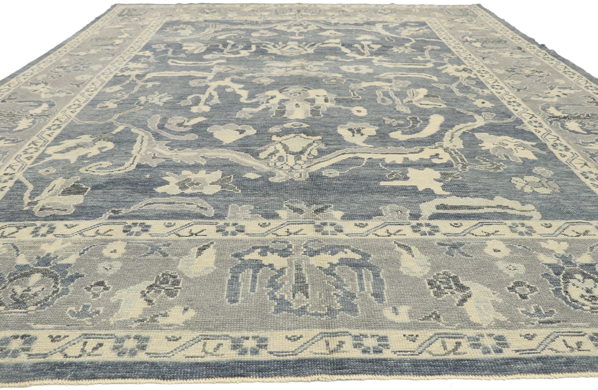 10 x 14 Turkish Oushak Rug 52905