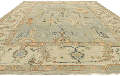 9 x 12 Contemporary Turkish Oushak Rug 52908