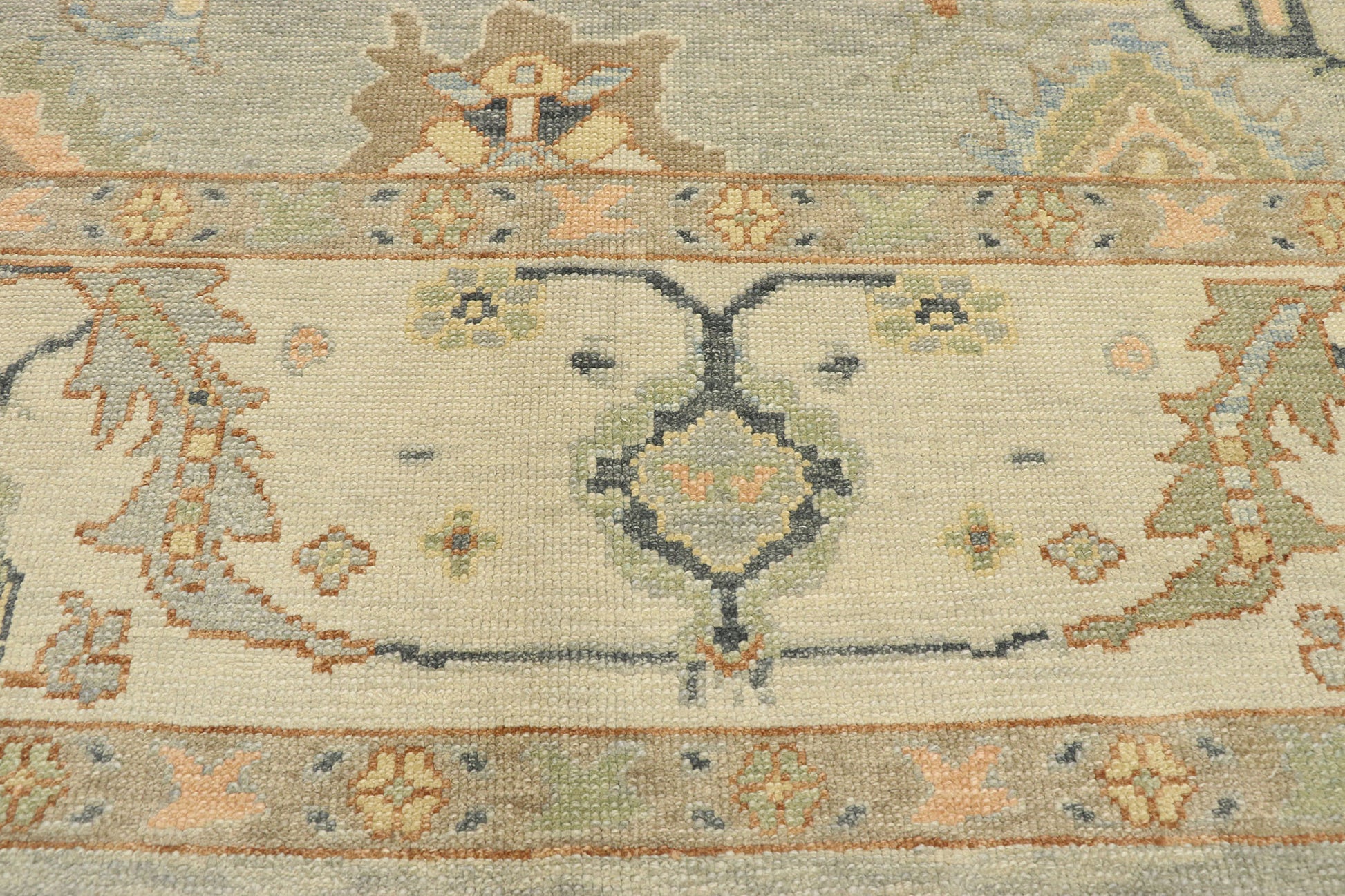 9 x 12 Contemporary Turkish Oushak Rug 52908