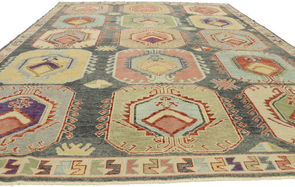 9 x 13 Contemporary Turkish Oushak Rug 52909