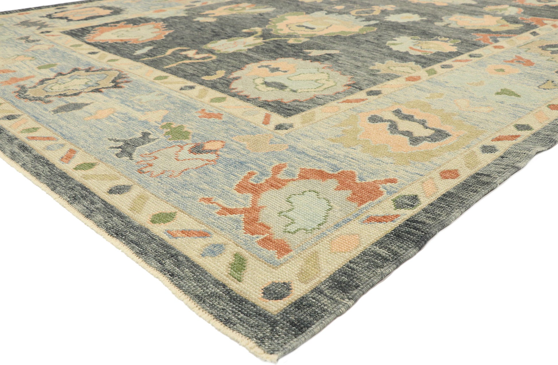 8 x 11 Contemporary Turkish Oushak Rug 52910