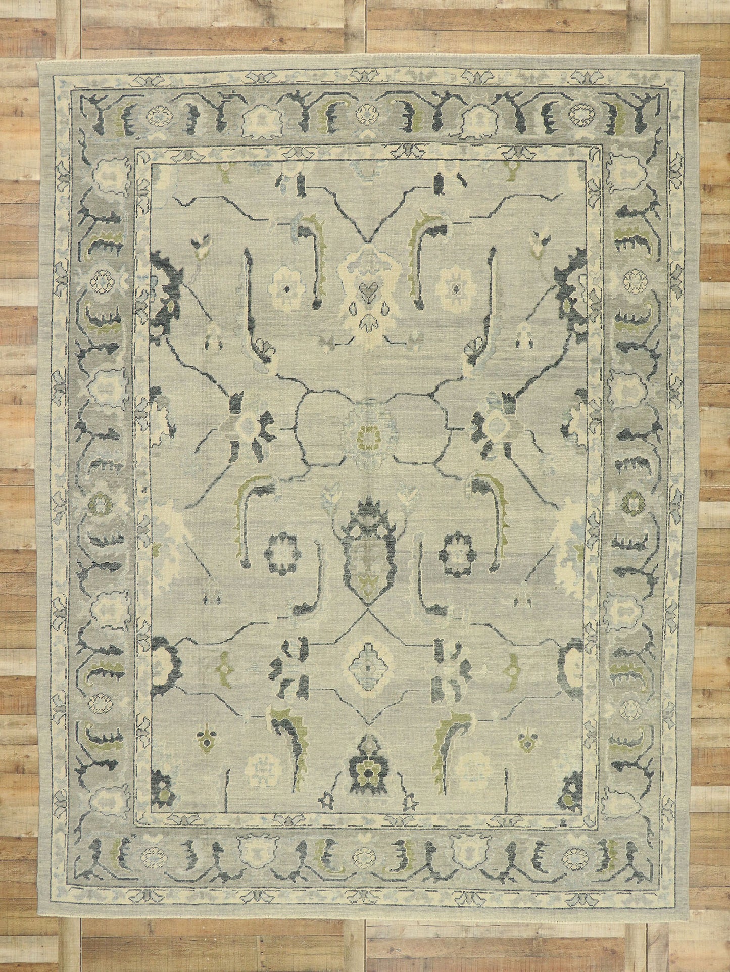 9 x 12 Contemporary Turkish Oushak Rug 52912