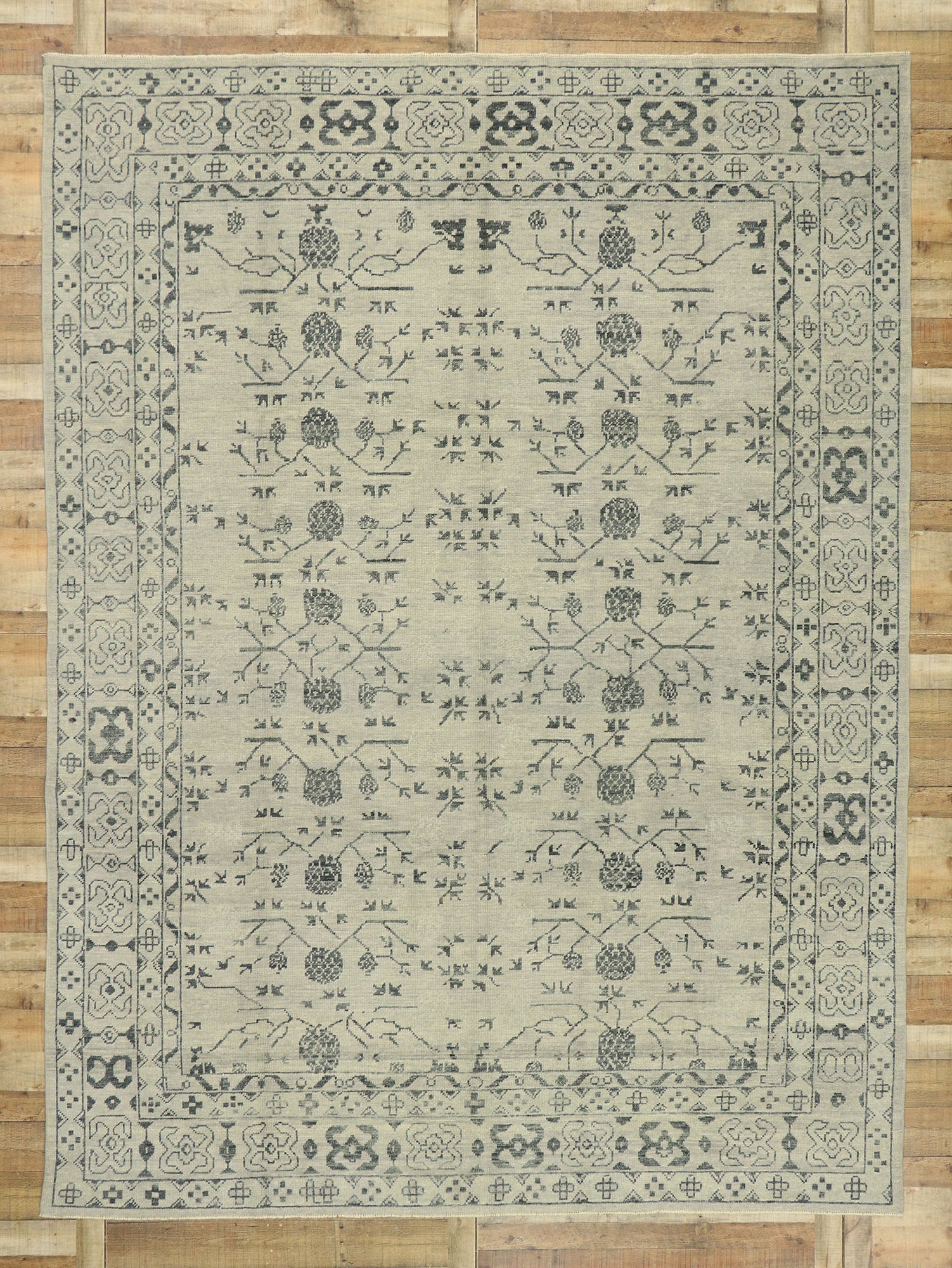 9 x 13 Turkish Khotan Rug 52914