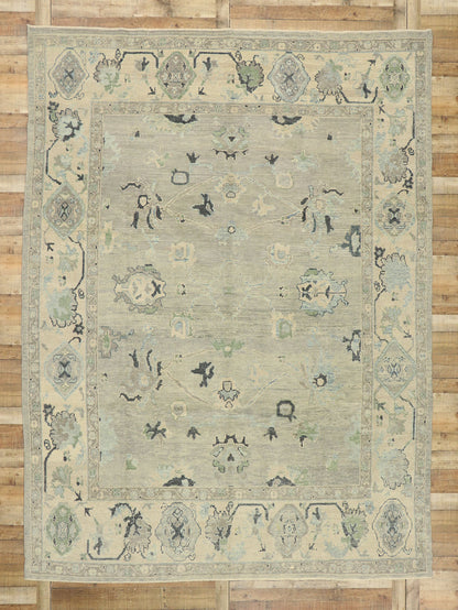 9 x 12 Contemporary Turkish Oushak Rug 52915